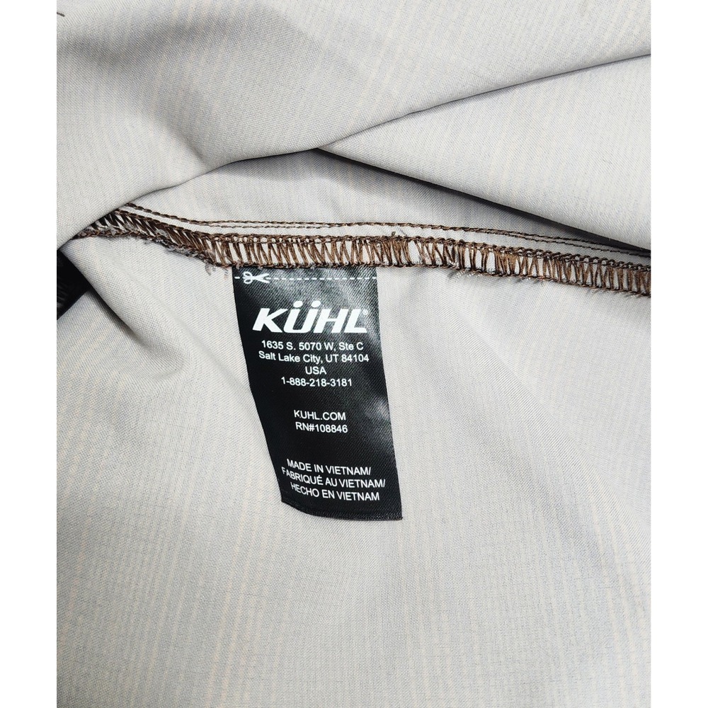(2) Kuhl Mens‎ XXL Short Sleeve Button Up TuffleX Shirts Green Hiking Outdoor - Picture 5 of 11